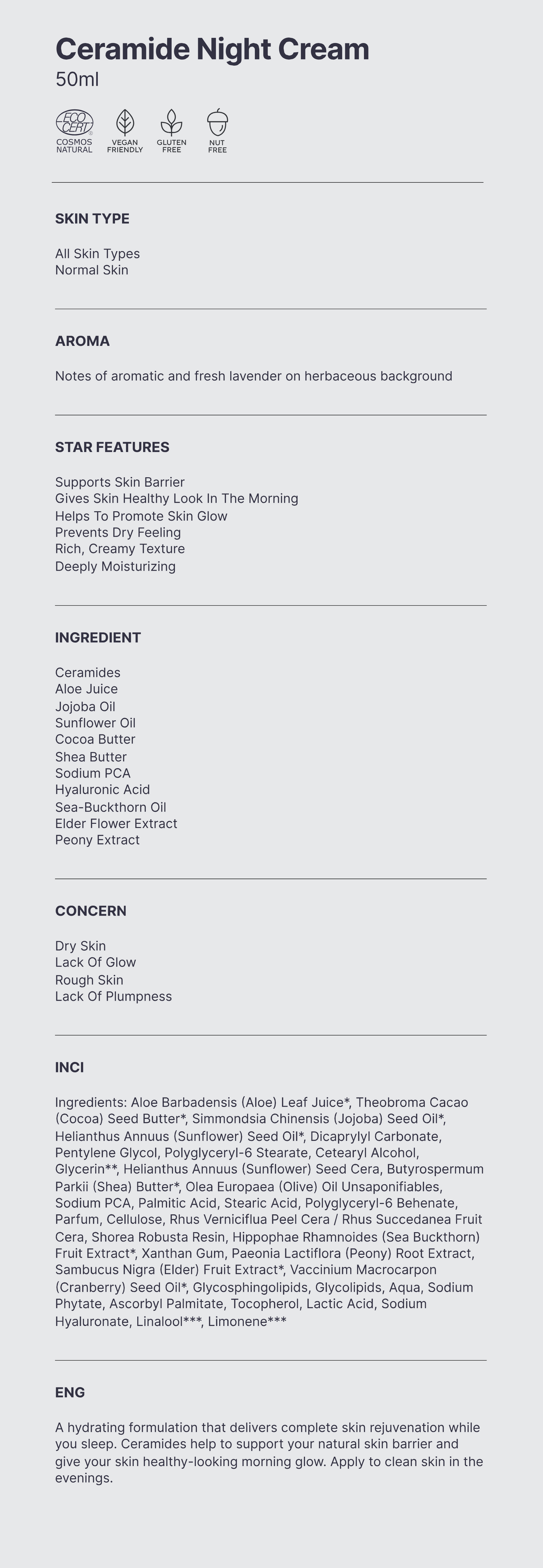 Ceramide Barrier Night Cream