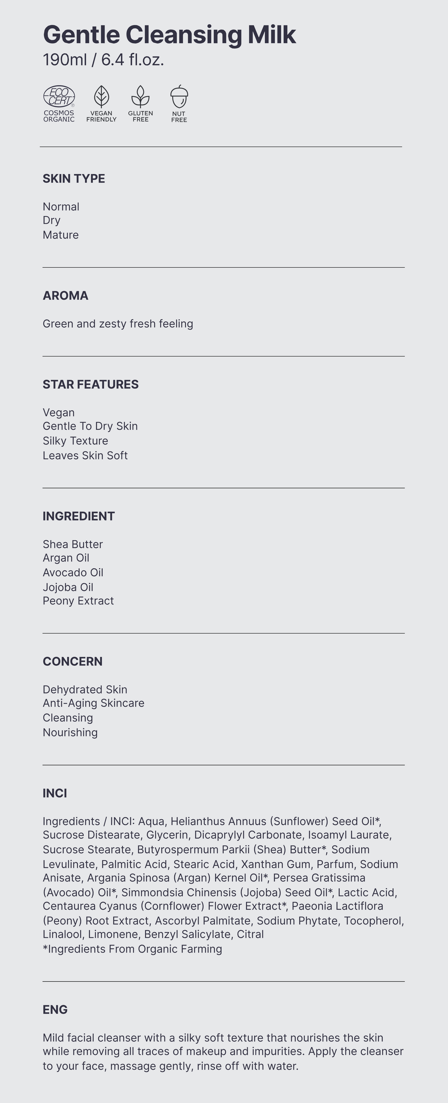 Gentle Cleansing Milk