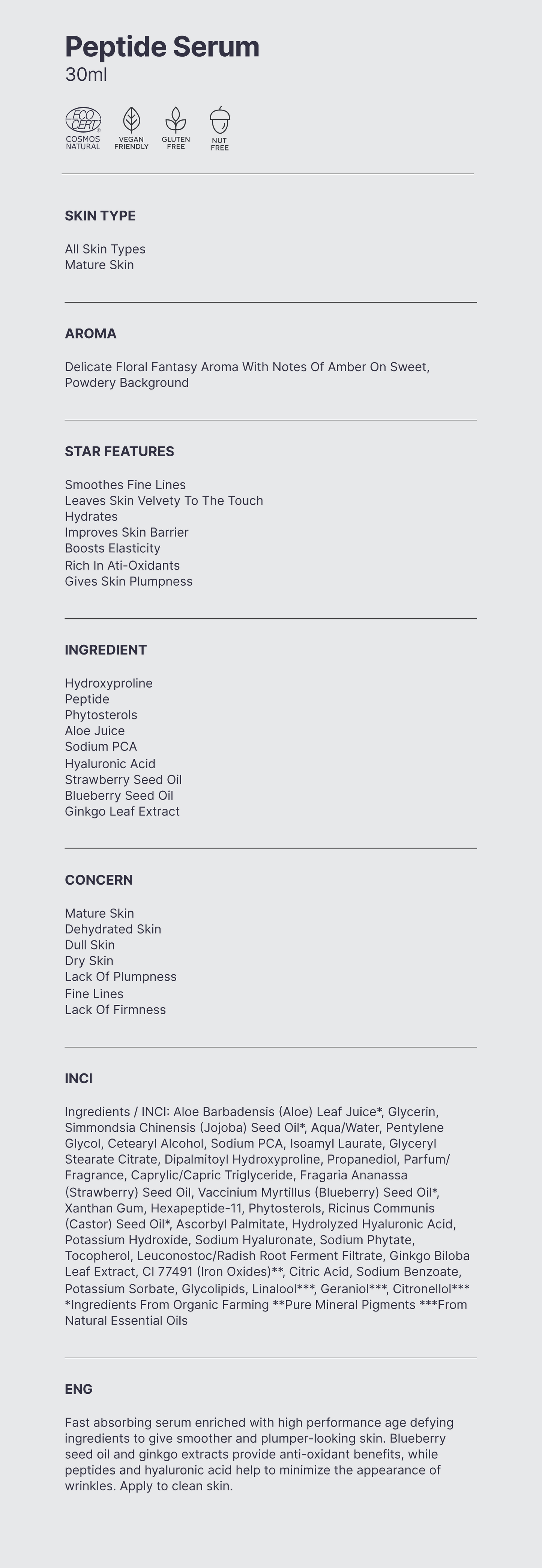 Firming Peptide Serum