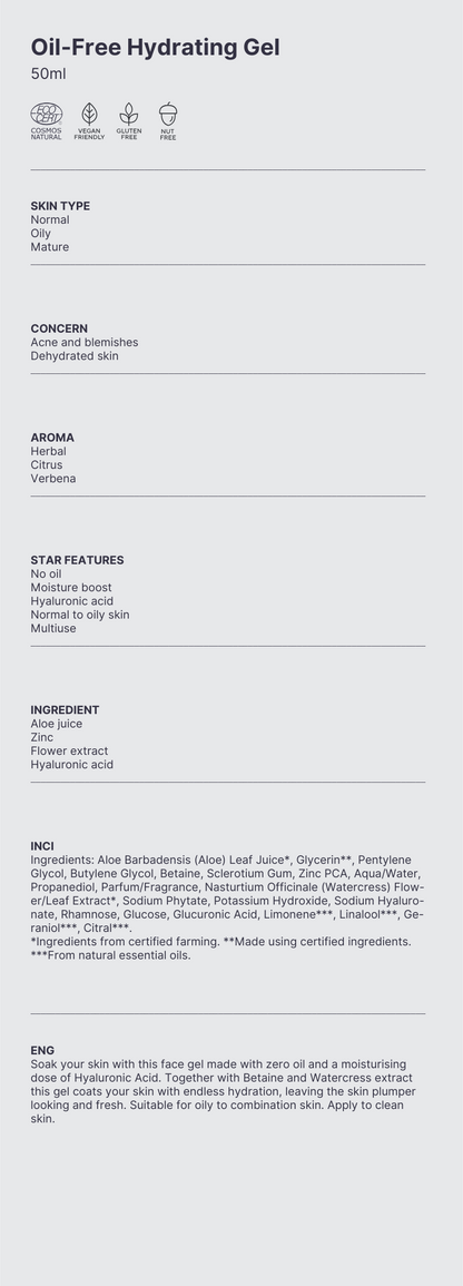 Oil-Free Hydrating Gel